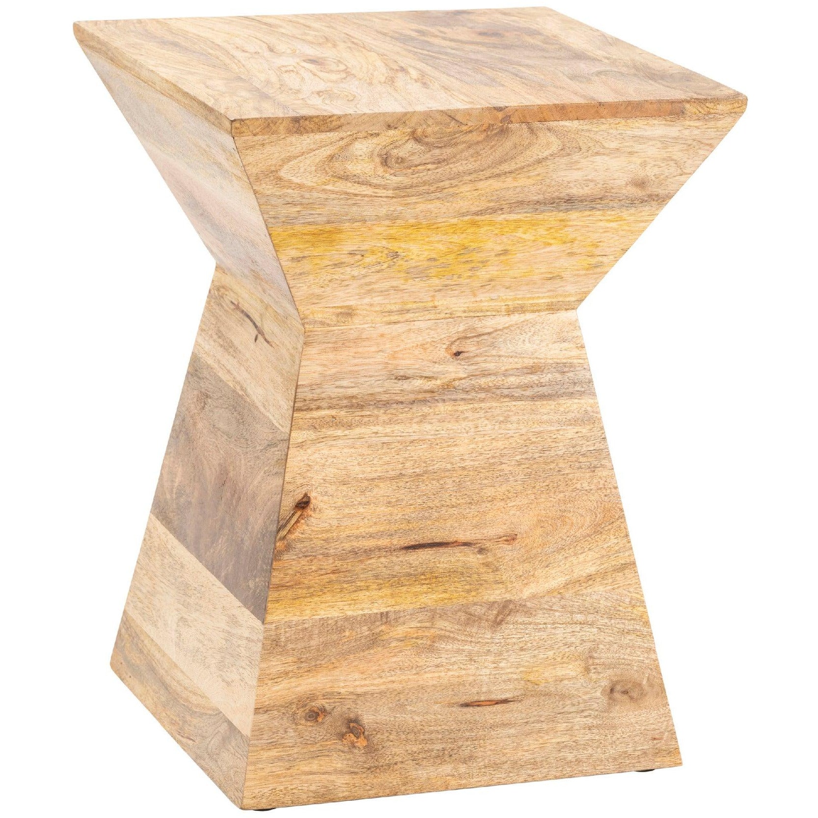 Bengal Manor Shaped Wood Accent Table