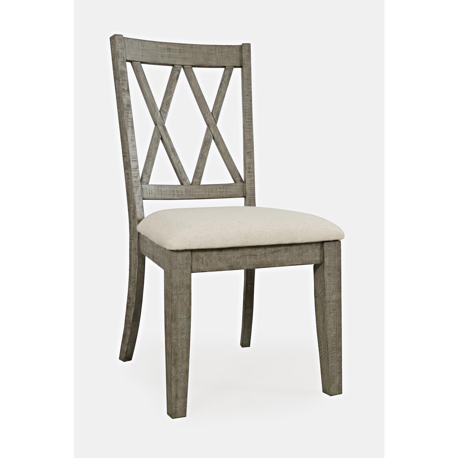 Telluride Driftwood X Back Dining Chair Furniture Fair