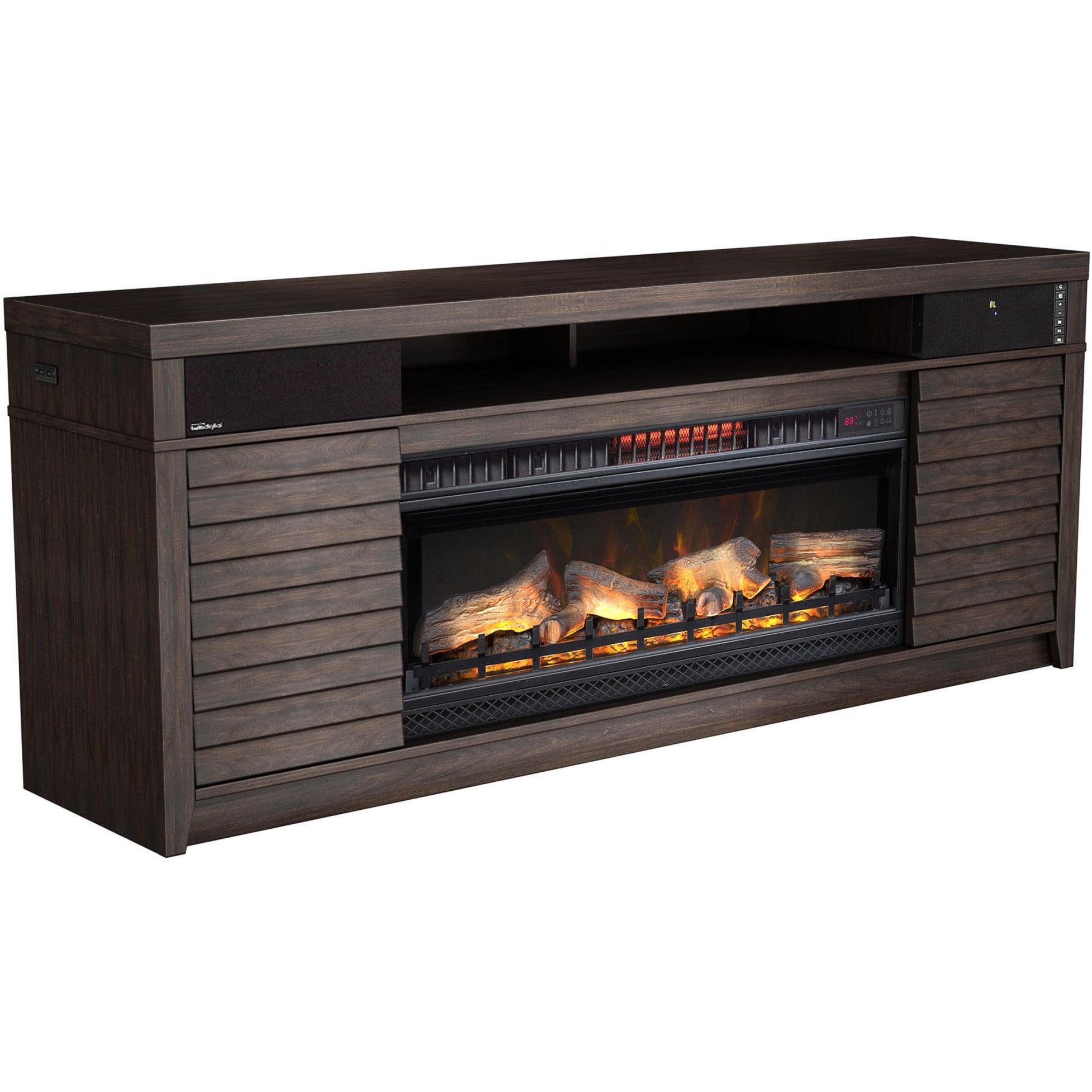 McCalloway Media Mantel with Speakers