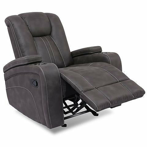 Three Pillow Back Dual Riser Recliner - Fabric