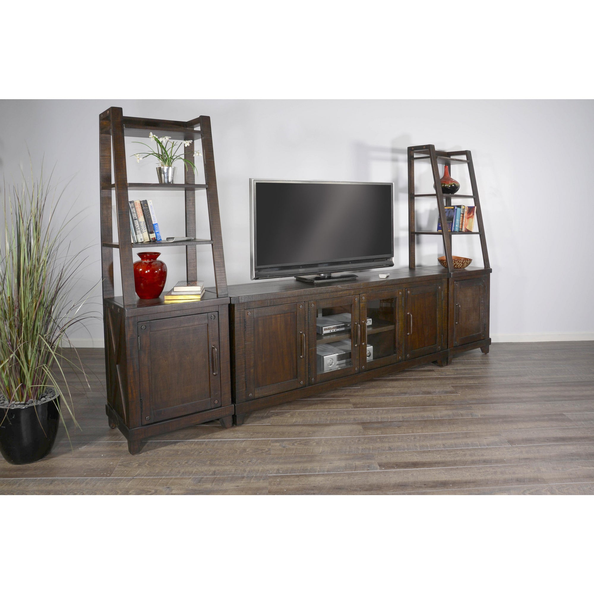 Vivian 64 inch Media Console with Piers