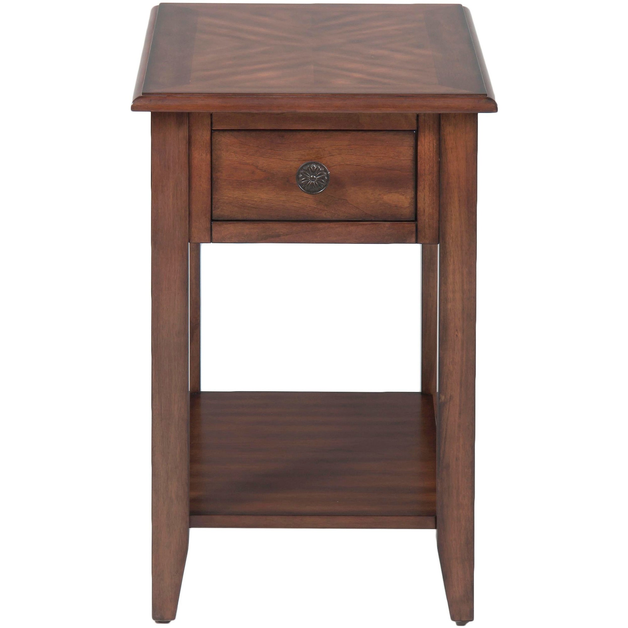 Lenore Side Table - Brown