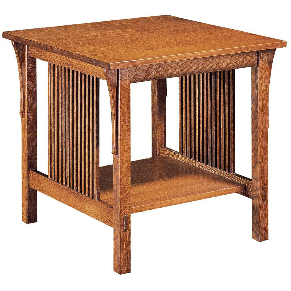 Mission Spindle End Table