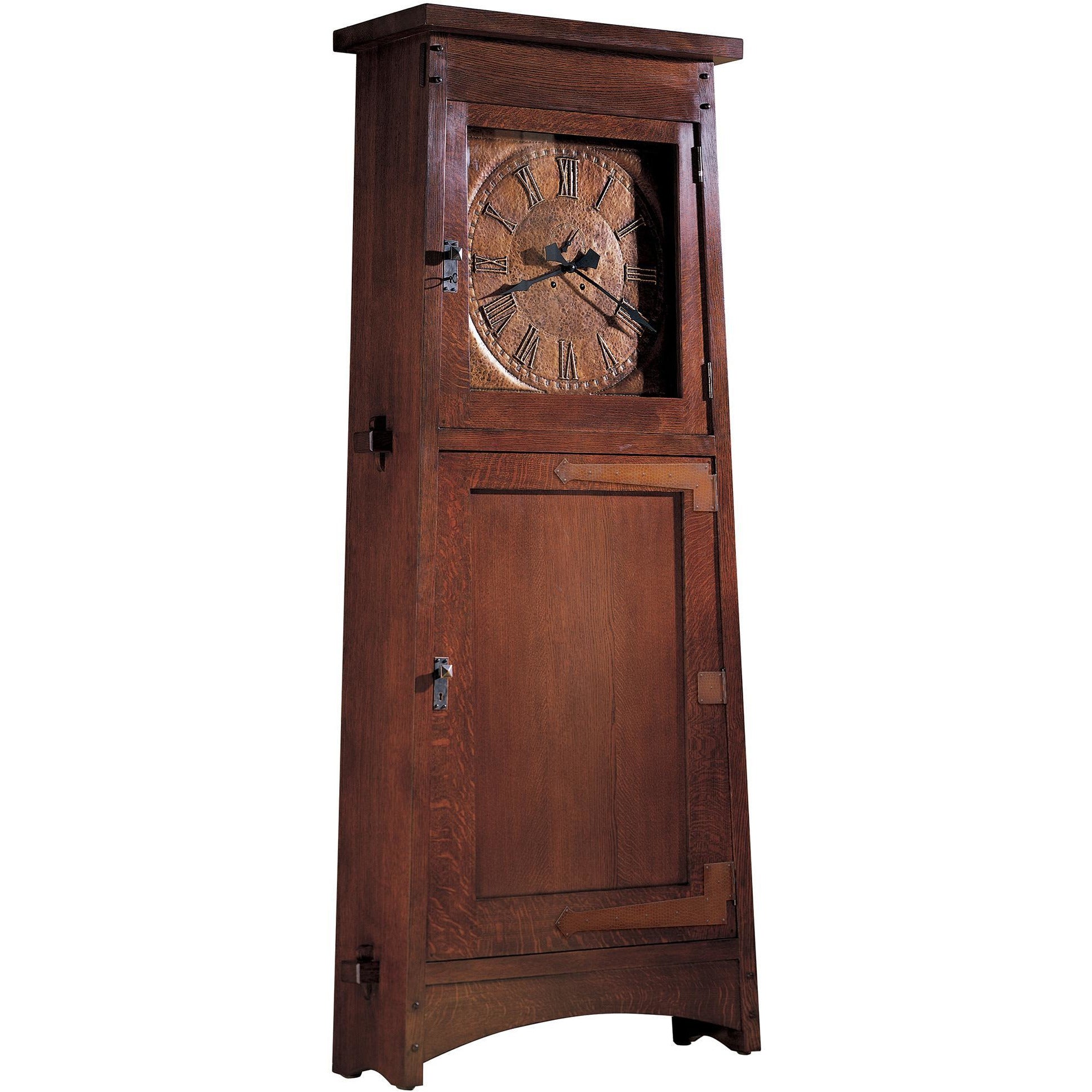 Asheville Clock with Strap Hinge