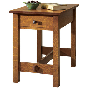 Morris End Table with Drawer