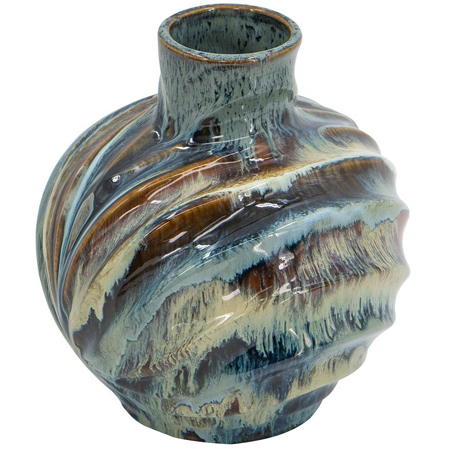 Reactive Glazed Vase I