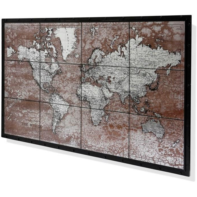 Glass Printed Map