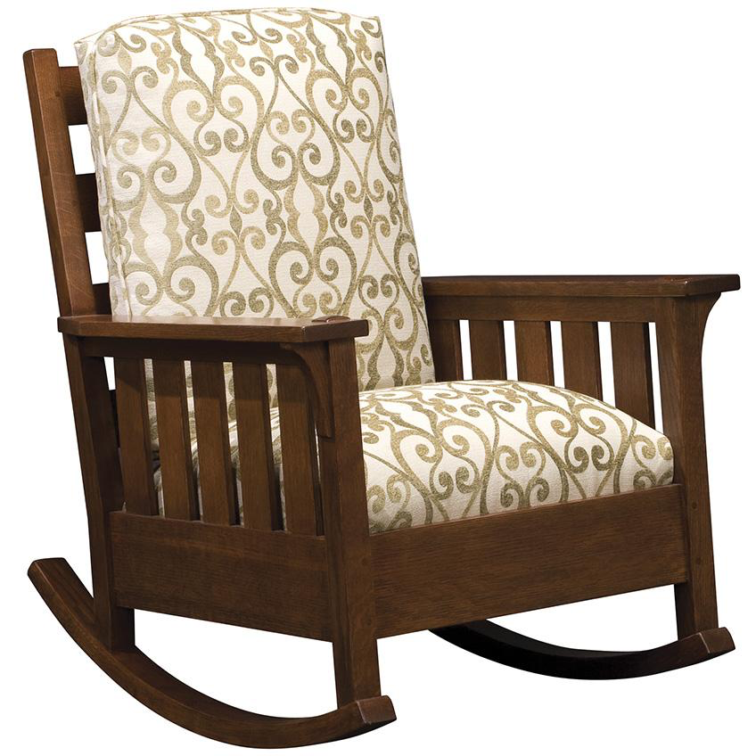 Craftsman style rocking chair hot sale