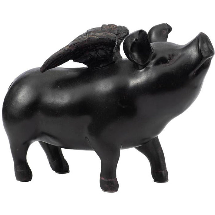 Flying Pig Sculptural Accent - Large