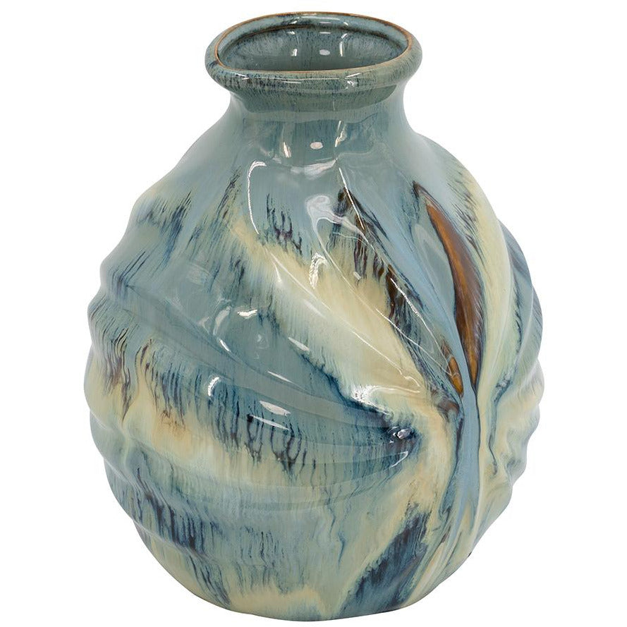 Reactive Glazed Vase II